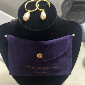 Ana Luisa pearl drop earring